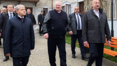 İlham Əliyev və Lukaşenko Şuşada 