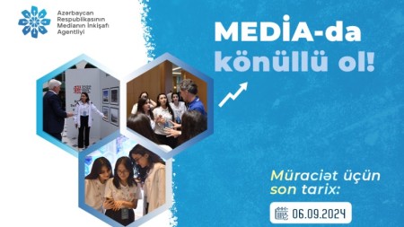 “MEDİA könüllüləri” Proqramına yenidən qeydiyyat başlayıb