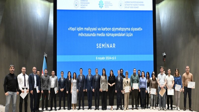 Media nümayəndələri üçün COP29 ərəfəsində seminar keçirilib