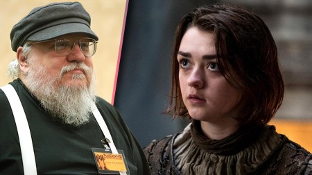 George RR Martin və Maisie Williams bir-birlərini görüblər, nəinki “pizza və makaron” yemək