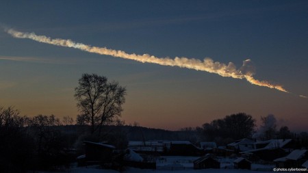 Asteroid Rusiyanın Yakutiya Respublikası, Sibir üzərində səmanı işıqlandırır