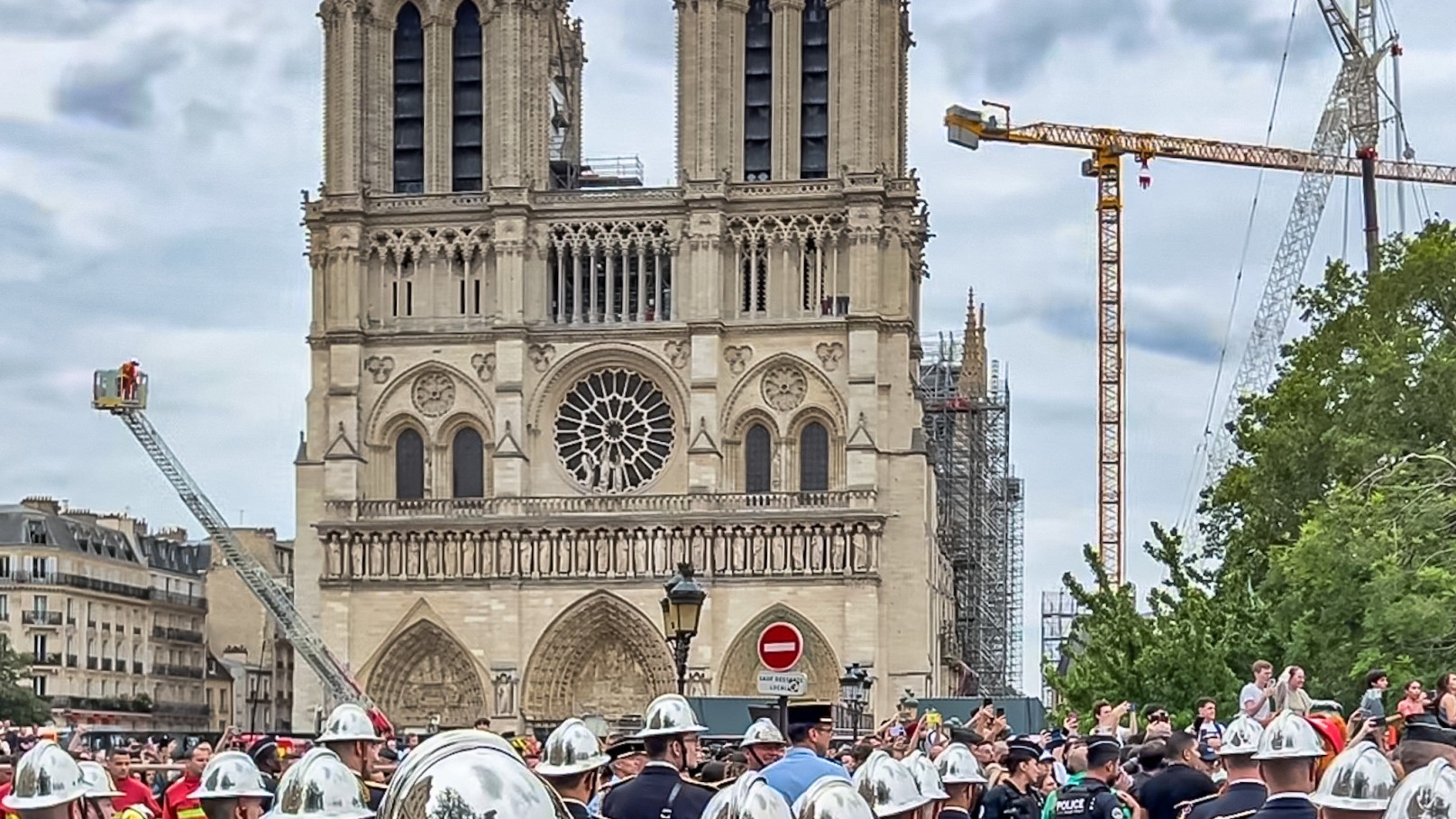 Notre-Dame de Paris çərçivəsi kiçik quşların köməyi ilə yenidən quruldu