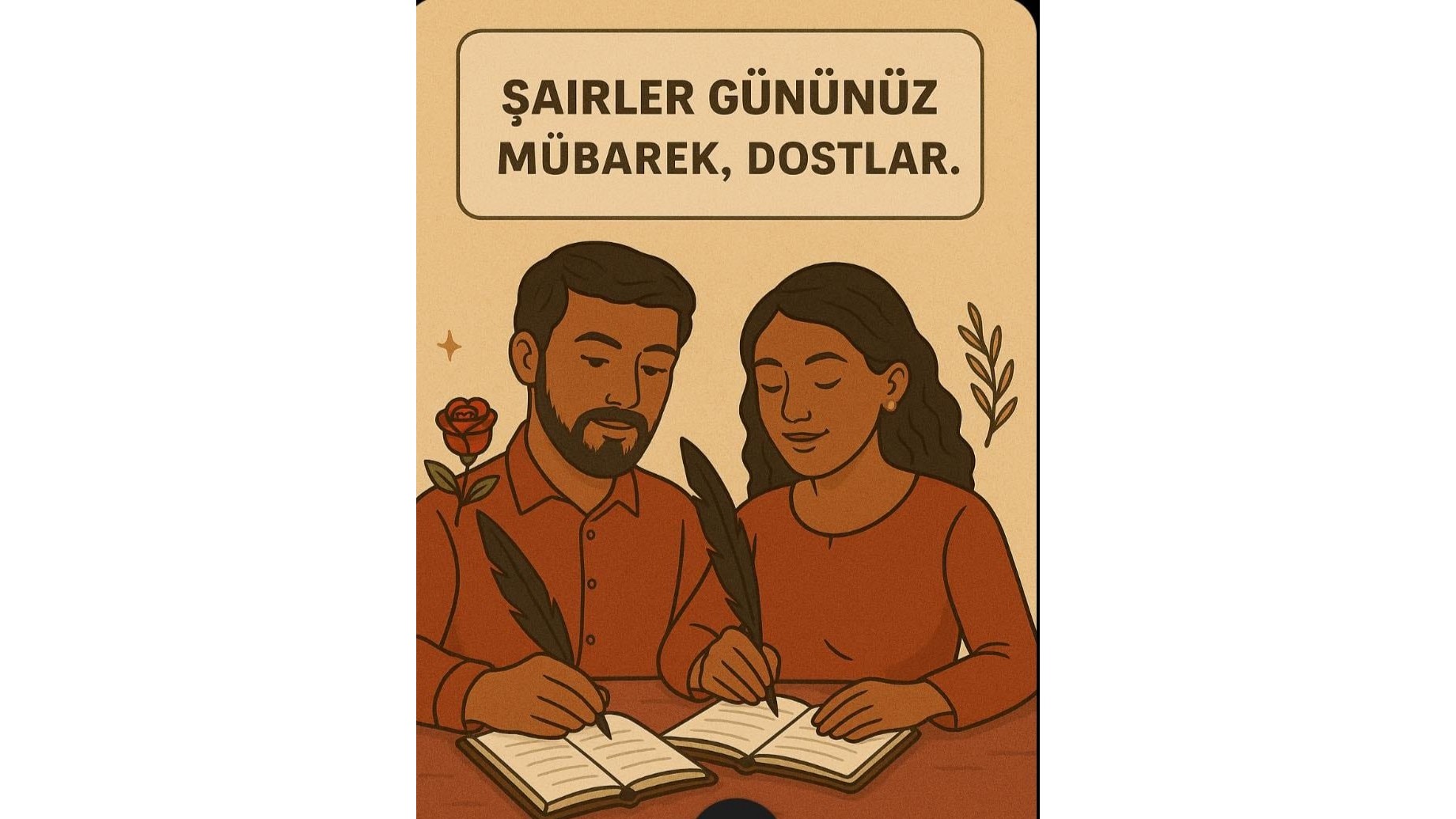 Şairlər gününüz mübarək, dostlar