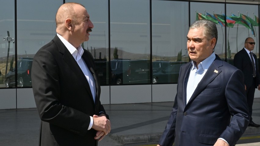 Berdiməhəmmədov Füzuliyə gəldi - FOTOLAR