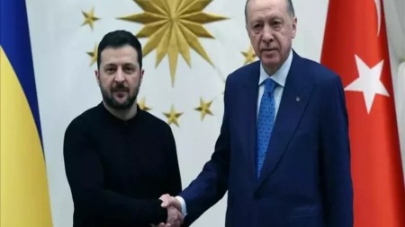 Türkiyə və Ukrayna prezidentlərinin telefon danışığı olub