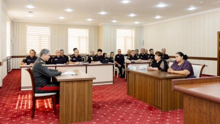 Vilayət Eyvazov Naftalanda vətəndaş qəbulu və sıra baxışı keçirdi - FOTOLAR/VİDEO