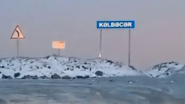 Kəlbəcərə ilk qar yağıb -VİDEO