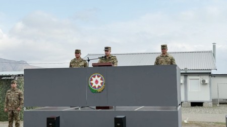 Hərbi prokuror Müdafiə Nazirliyinin xüsusi təyinatlıları ilə görüşüb