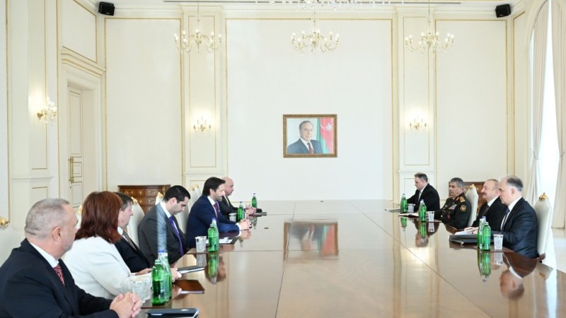 Prezident Slovakiyanın baş nazirini qəbul etdi - FOTOLAR