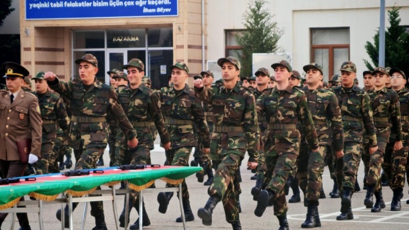 Mülki müdafiə qoşunlarında andiçmə mərasimi keçirilib