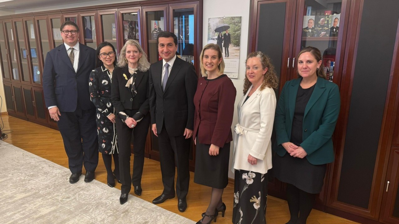 Hikmət Hacıyev ABŞ Dövlət katibinin müavini ilə görüşdü