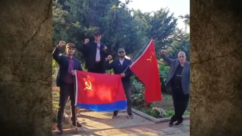 Bakıda SSRİ bayrağı qaldıranlar həbs olundu