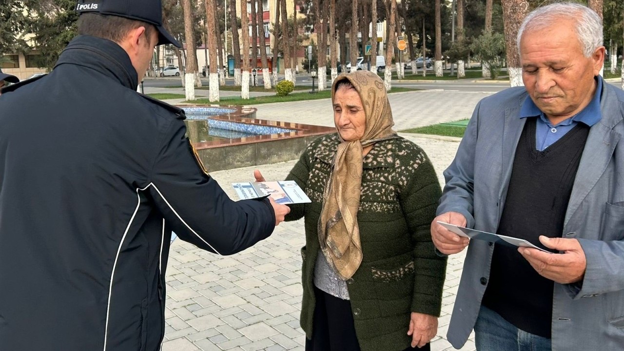 Polis erkən nikah və məişət zorakılığına qarşı tədbirləri davam etdirir - FOTOLAR