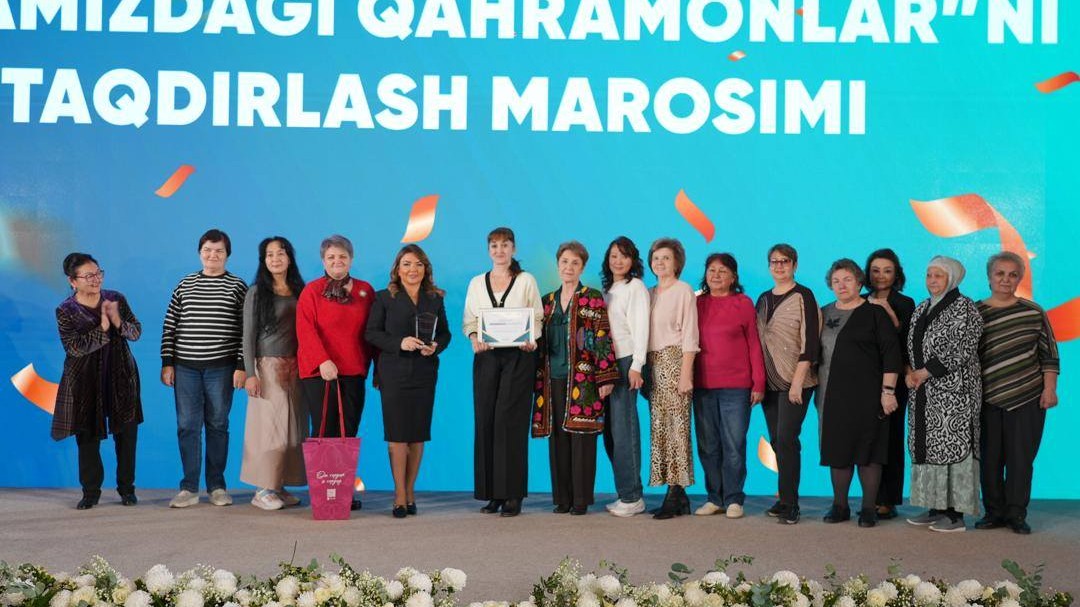 Özbəkistanda “Aramızdakı qəhrəmanlar” layihəsi üzrə mükafatlandırma mərasimi keçirilib