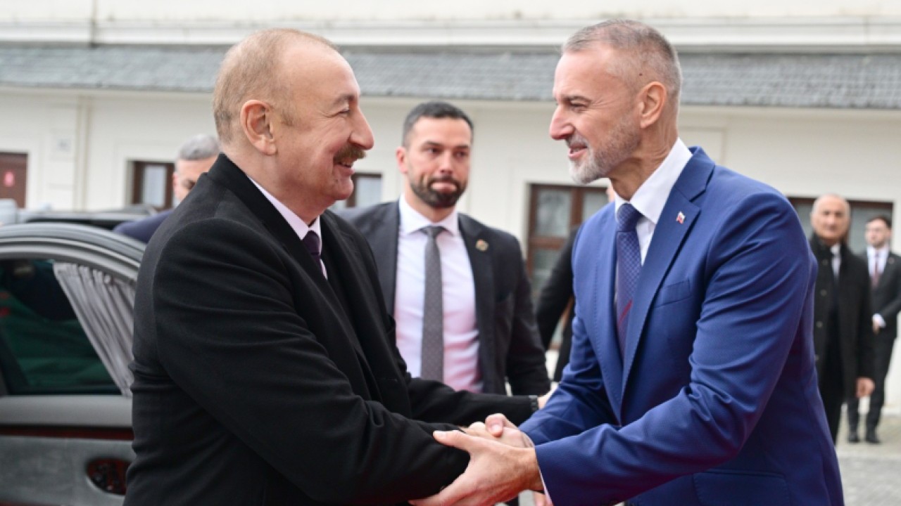 Prezidentin Rixard Raşi ilə təkbətək və geniş tərkibdə görüşləri olub - FOTOLAR