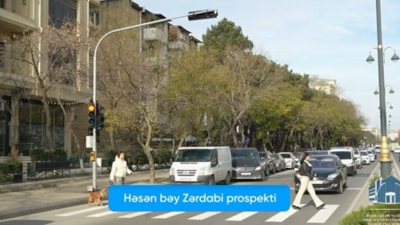 Paytaxt yollarında yeni svetoforlar quraşdırılıb