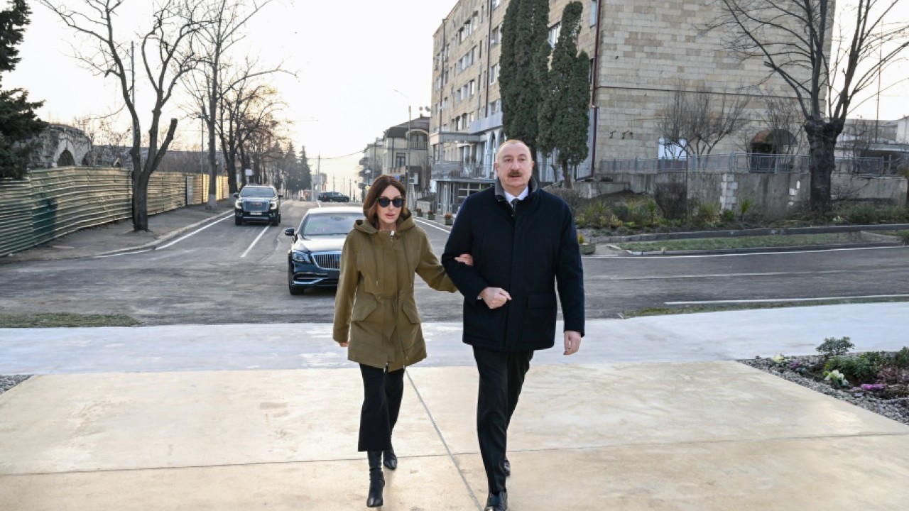 Prezident və xanımı Xankəndidə açılışda - FOTOLAR + YENİLƏNİB