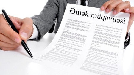 Əmək müqavilələrinin sayı açıqlandı