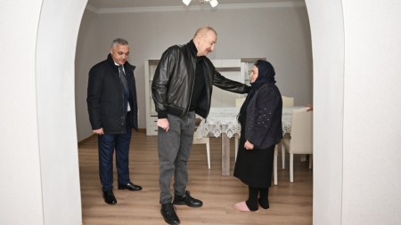 İlham Əliyev Ağdərədə - FOTOLAR + YENİLƏNİB