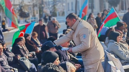 Xankəndiyə köçən sakinlərə maarifləndirmə tədbiri keçirildi