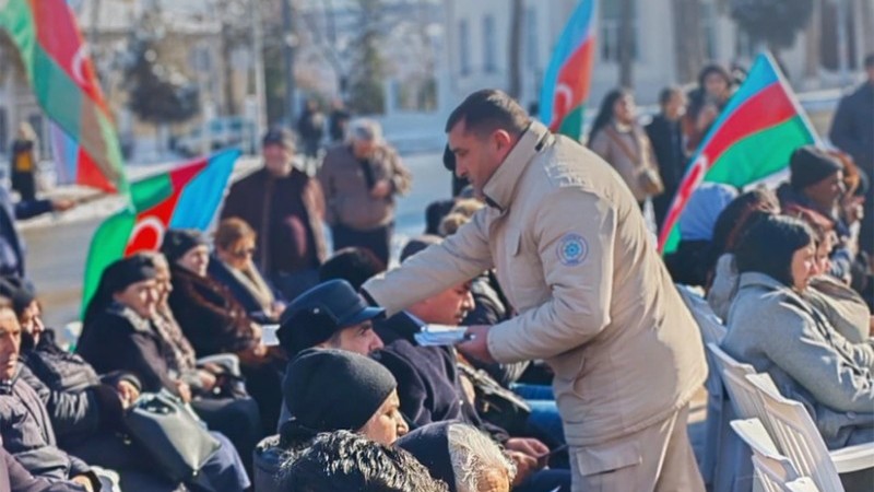 Xankəndiyə köçən sakinlərə maarifləndirmə tədbiri keçirildi