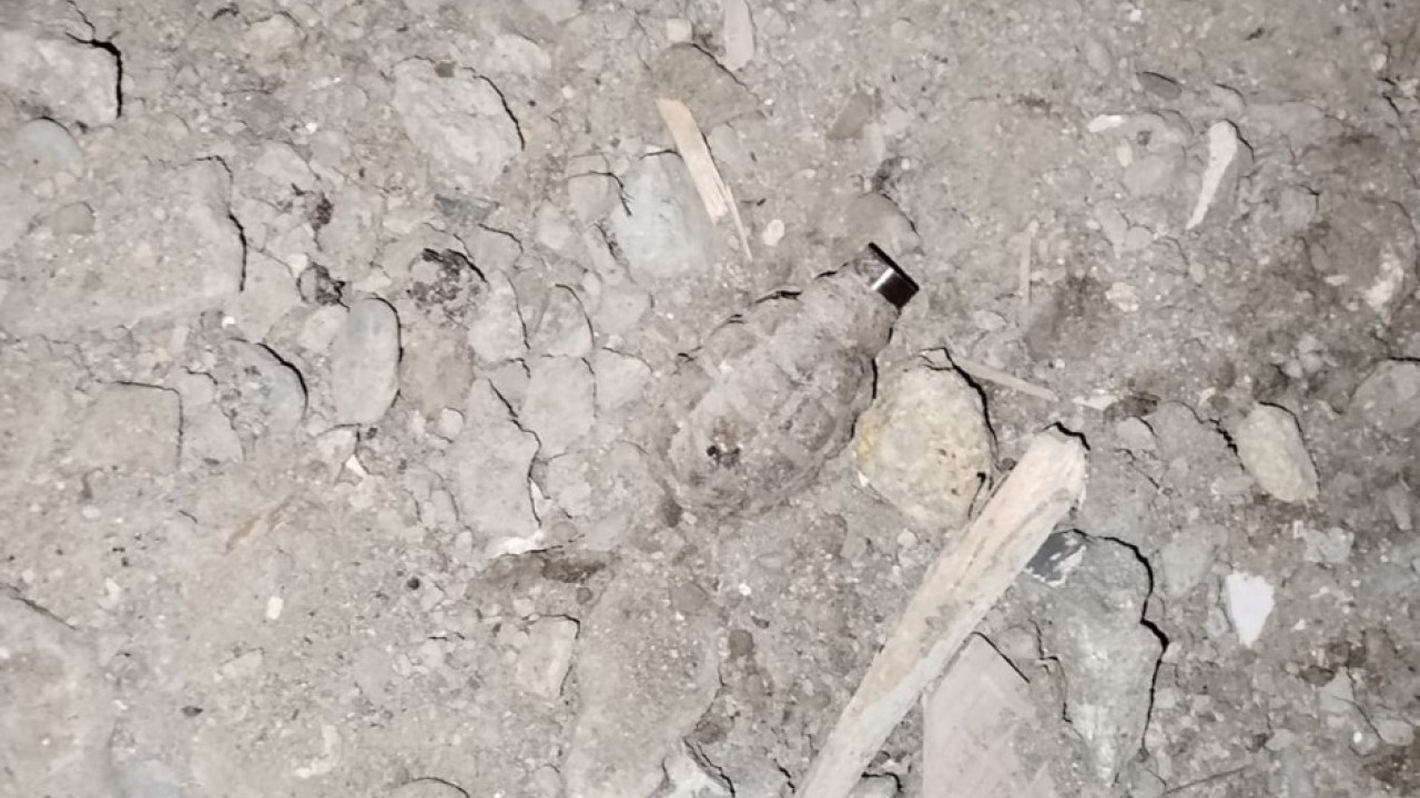 Bakıda qumbara tapıldı - VİDEO