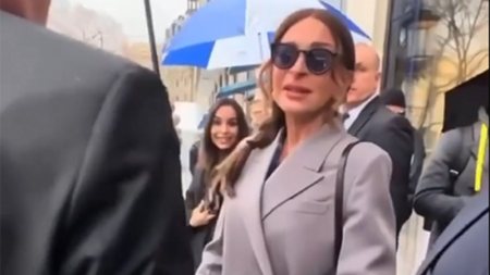 "Siz səfirlikdə qadın paltarında gizlənən şəxs deyilsiniz?" - Mehriban Əliyevadan sillə kimi cavab - VİDEO