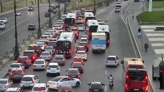 Bu yollarda tıxac var