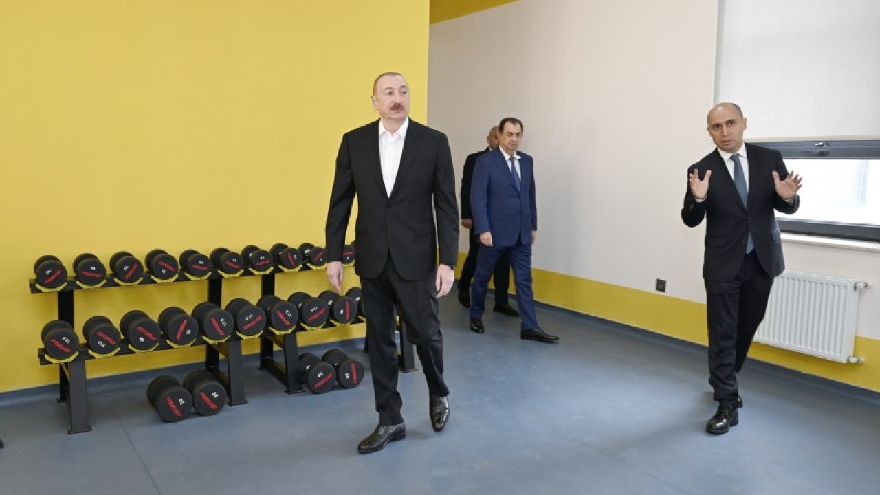 İlham Əliyev Lənkəranda açılış etdi - FOTOLAR