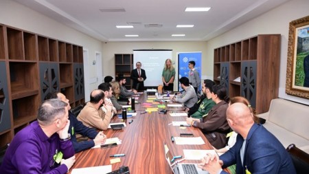 Bir sıra media nümayəndələri üçün vörkşop keçirilib - FOTOLAR