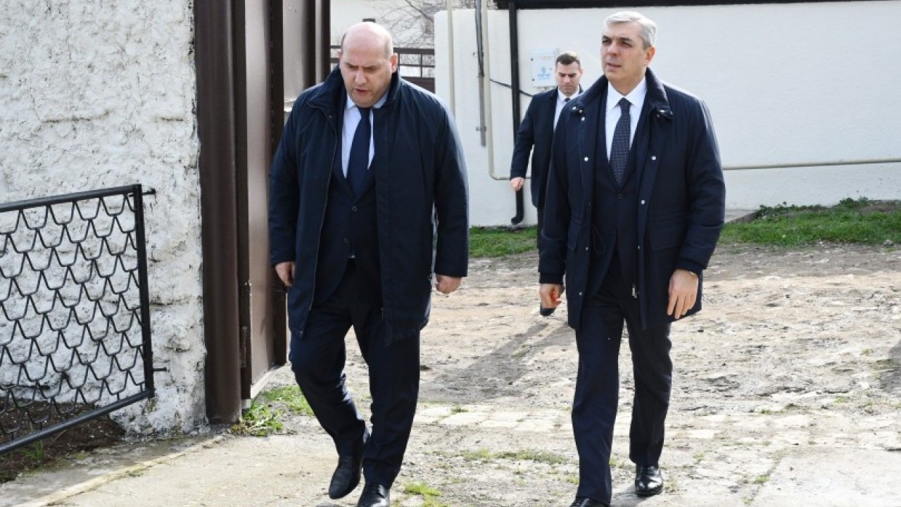 Samir Nuriyev Xocavəndin Quzeyxırman kəndindəki işlərlə tanış oldu - FOTOLAR