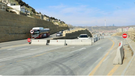 Sürücülərə sürüşmə təhlükəsi yaranan Bibiheybət yolu ilə bağlı ŞAD XƏBƏR