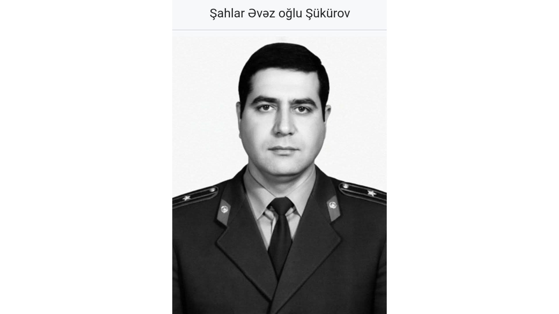 Vətənə sədaqətin ölməz siması – Milli Qəhrəman Şahlar Şükürovun şərəfli ömür yolu