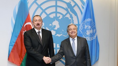 BMT-nin Baş katibi İlham Əliyevi təbrik edib