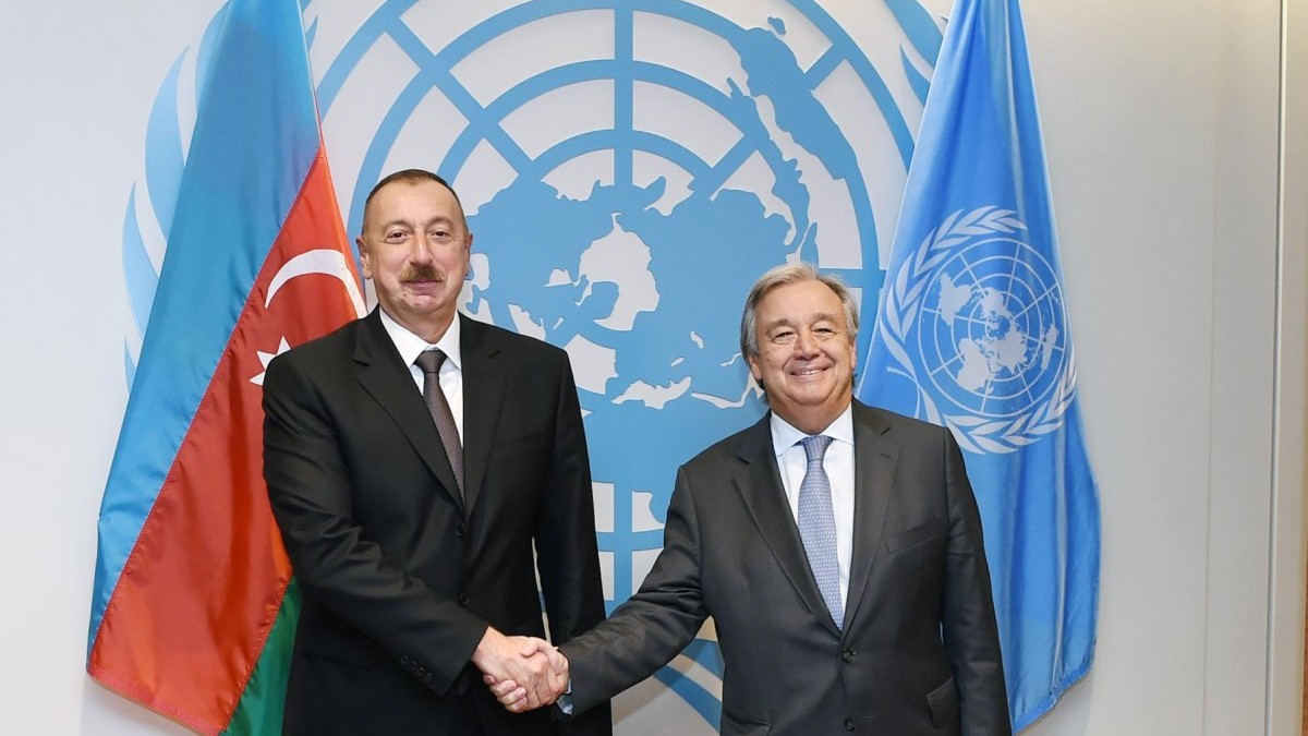 BMT-nin Baş katibi İlham Əliyevi təbrik edib