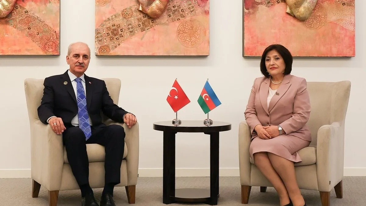 Sahibə Qafarova türk həmkarı ilə görüşdü