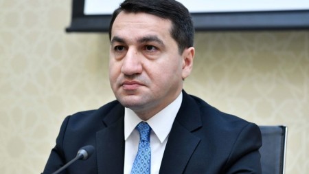 Hikmət Hacıyev Qəbələdən paylaşım etdi