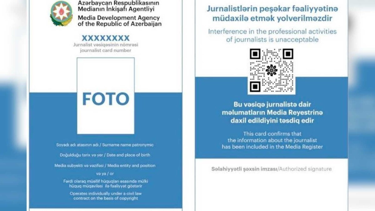 Jurnalist vəsiqəsinə görə ödəniş ləğv edilir