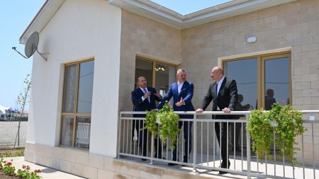 Prezidentlər Ağdama getdi - FOTOLAR