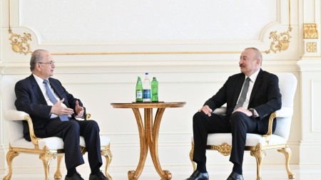 Prezident İlham Əliyev Fələstinin Baş nazirini qəbul edib