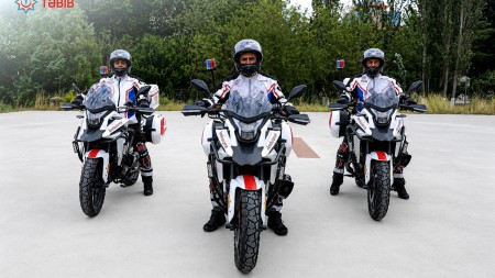 Bakıda “Ambucycle” motosikletlər - Feldşerlər idarə edəcək - Fotolar