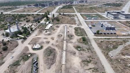 Ağdamda Mərkəzi parkın tikintisi davam etdirilir