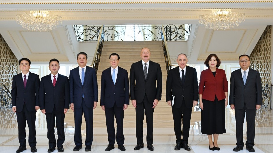İlham Əliyev Yinq Yonqunu qəbul etdi - FOTOLAR