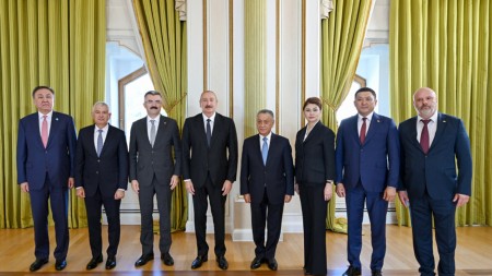 Prezident bu ölkələrin təhlükəsizlik üzrə rəhbər şəxslərini qəbul etdi - FOTOLAR