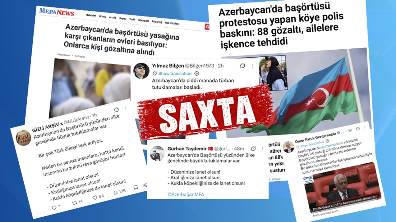 Şuradan Türkiyə mediasındakı iddialara - Sərt reaksiya