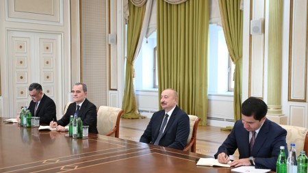 İlham Əliyev Niderlandın xarici işlər nazirini qəbul etdi - FOTOLAR